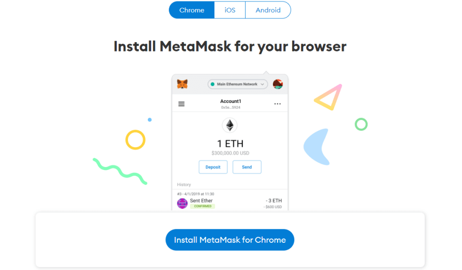 MetaMask（メタマスク）をブラウザで作成する