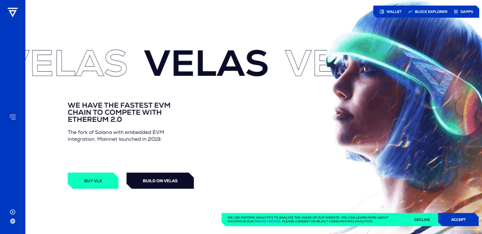 Velasのネットワーク設定値